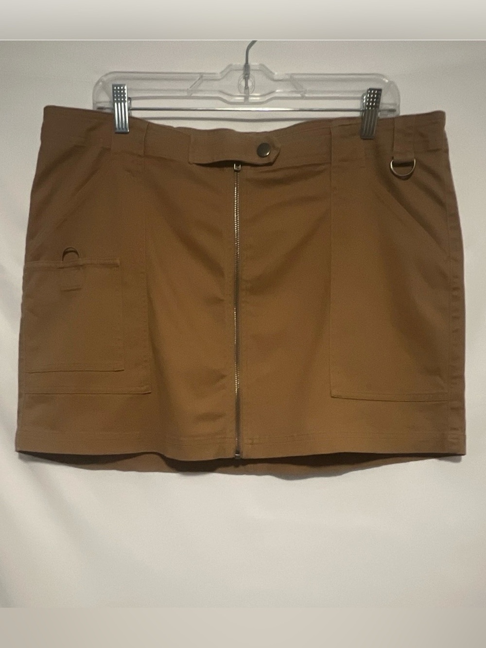 Wild Fable Brown Tan Cargo Mini Skirt  Size XL Utility Indie Sleaze Gorpcore Y2K